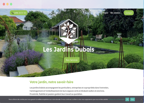 Site Internet pour jardinier